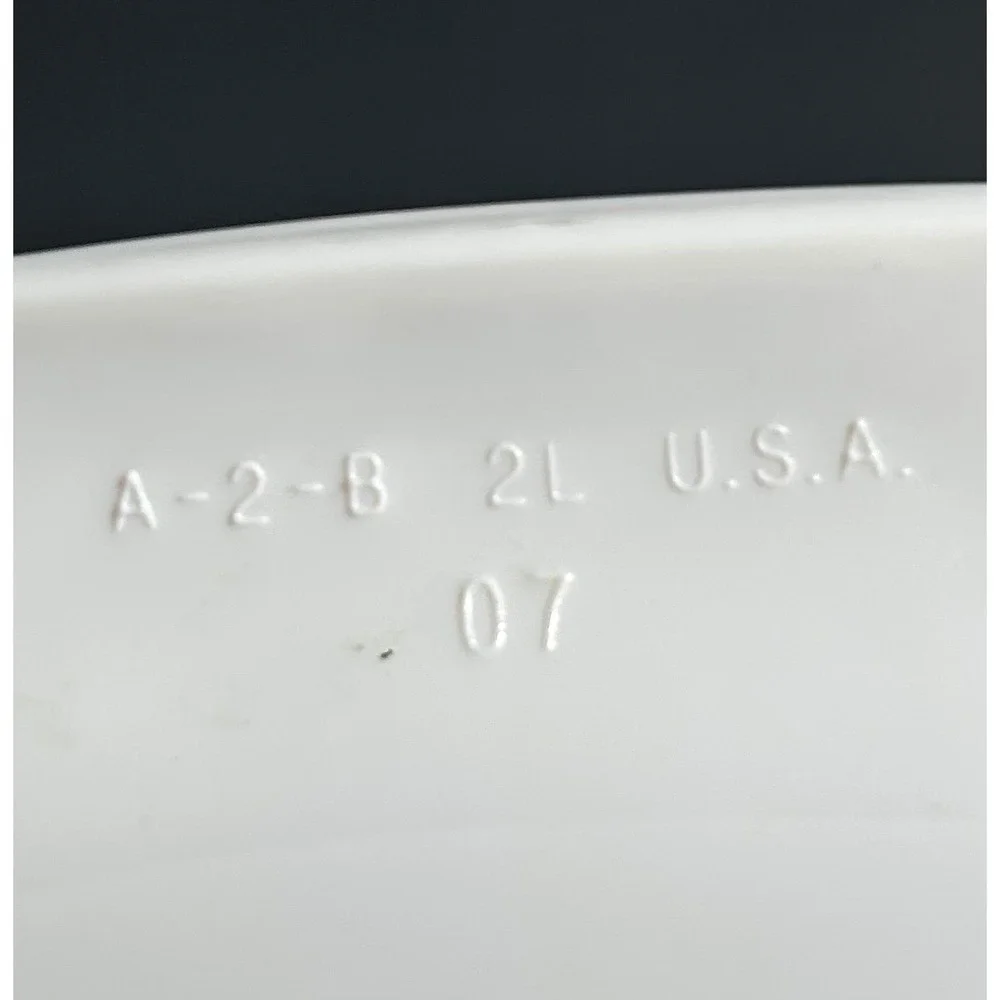 Corning Ware Pastel Bouquet A-2-B 2L Casserole Dish with Glass Lid Made in USA - Picture 8 of 12